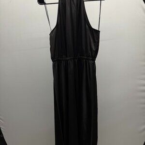 Adyson Parker Black Halter Midi Dress